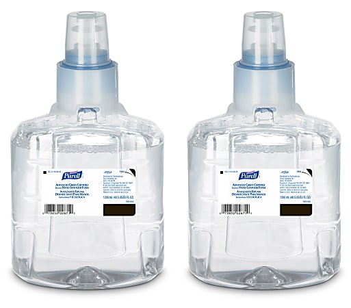 Purell® LTX Advanced Foaming Instant Hand Sanitizer Refills, 1,200 mL, Case Of 2 Refills