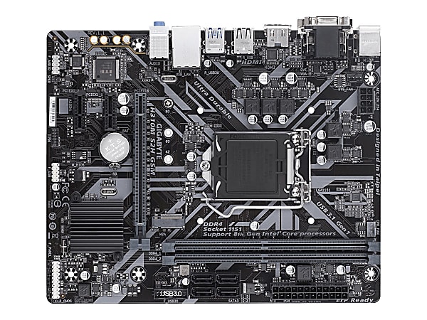 Gigabyte H310M S2H GSM - 1.1 - motherboard - micro ATX - LGA1151 Socket - H310 Chipset - USB 3.1 Gen 1 - Gigabit LAN - onboard graphics (CPU required) - HD Audio (8-channel)
