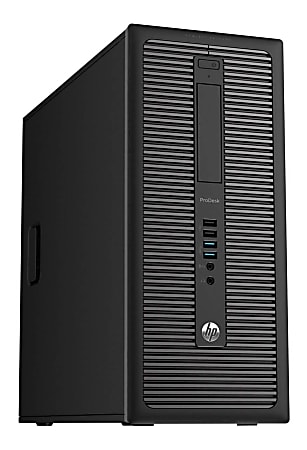 HP ProDesk 600 G1 Refurbished Desktop PC, Intel® Core™ i5, 8GB Memory, 240GB Solid State Drive, Windows® 10, RF610419