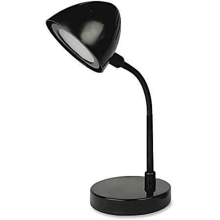 Lorell® LED Desk Lamp, Black