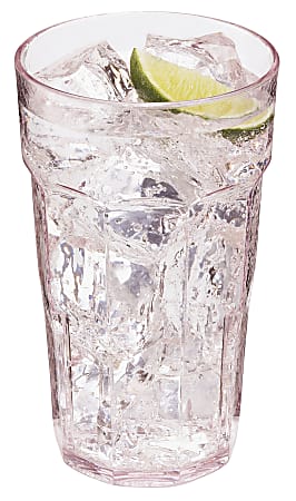 Cambro Laguna Styrene Tumblers, 16 Oz, Clear, Pack Of 36 Tumblers