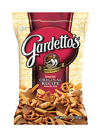 General Mills Gardetto's Original Recipe Snack Mix, 5.5 Oz, Box Of 7