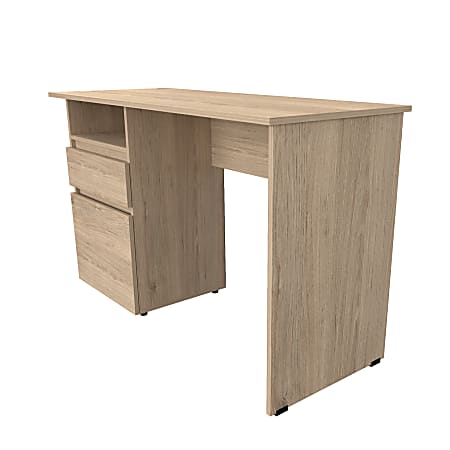 Inval 48"W Writing Desk With Traditional Design, Sandstone