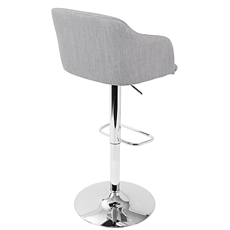 Lumisource bar stool grey store