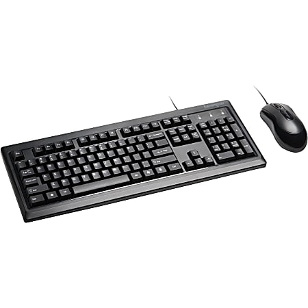 Kensington® Keyboard And Mouse, Black