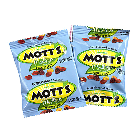 Mott&#x27;s Medleys Fruit Snacks, Box Of 48
