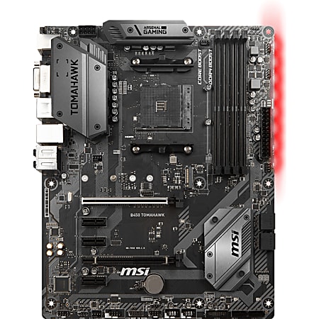 MSI B450 TOMAHAWK Desktop Motherboard AMD B450 Chipset Socket AM4