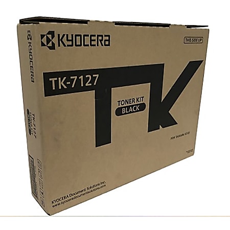 Kyocera TK7127 Original Laser Toner Cartridge - Black - 1 Each - 20000 Pages