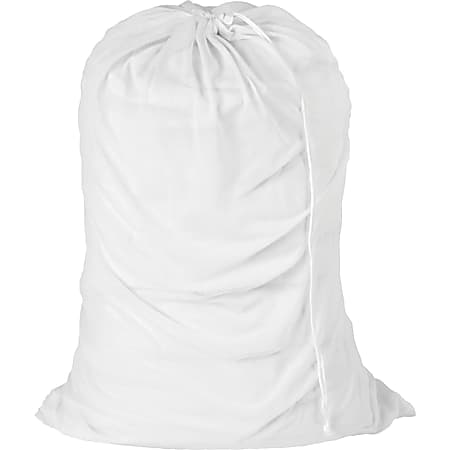 Honey-Can-Do Mesh Laundry Bag, White