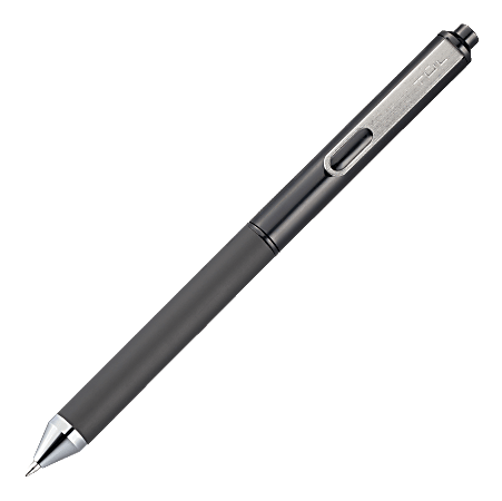 TUL® GL3  Retractable Gel Pens, Medium Point, 0.7 mm, Silver Barrel, Black Ink, Pack Of 3