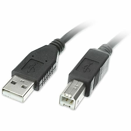 Comprehensive USB 2.0 A Male To B Male Cable 10ft. - Black