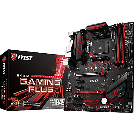 MSI B450 GAMING PLUS Desktop Motherboard - AMD Chipset - Socket AM4