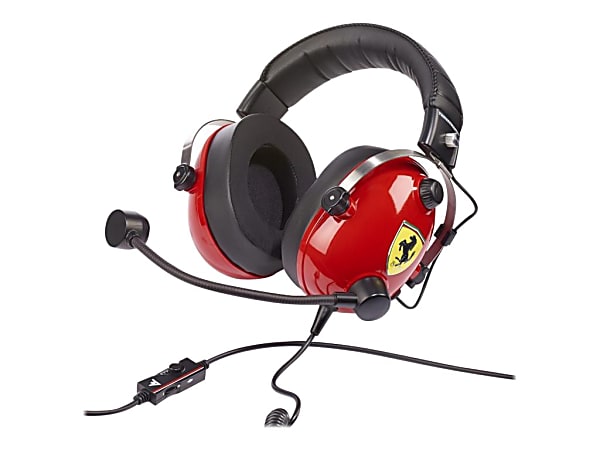 ThrustMaster T.Racing Scuderia - Ferrari Edition - headset - full size - wired - 3.5 mm jack - noise isolating - for Xbox One