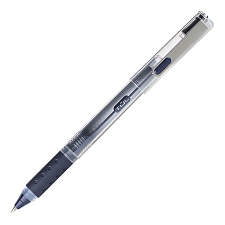TUL RB1 Rollerball Pens Medium Point 0.7 mm Silver Barrel Blue Ink Pack ...