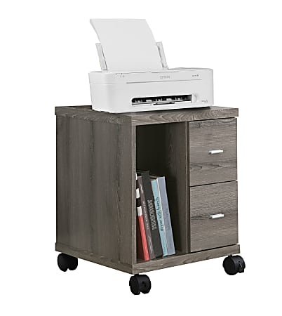 Monarch Specialties 18 D Vertical 2 Drawer Mobile Office File
