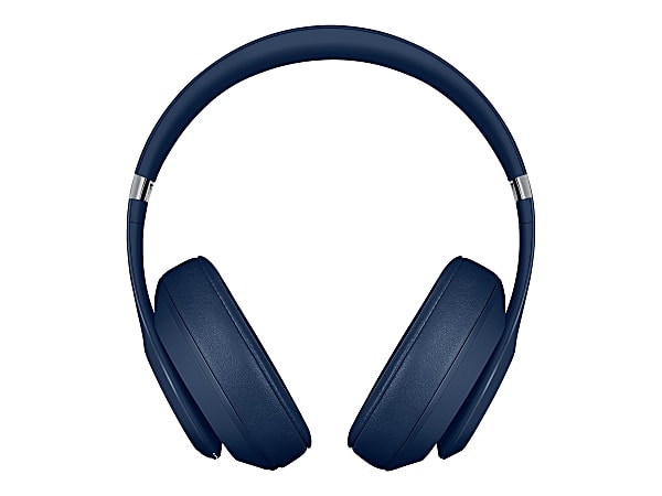 Beats Studio3 Wireless - Headphones with mic - full size - Bluetooth - wireless - active noise canceling - 3.5 mm jack - noise isolating - blue