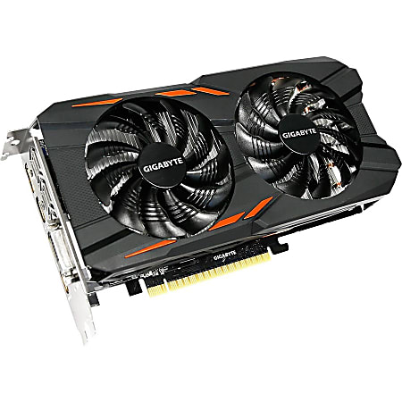Gigabyte Ultra Durable VGA GV-N1050WF2OC-2GD GeForce GTX 1050 Graphic Card - 2 GB GDDR5 - 1.42 GHz Core - 128 bit Bus Width - DisplayPort - HDMI - DVI