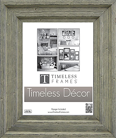 Timeless Frames® Barnwood Frame, 14”H x 11”W x 1-1/8”D, Barnwood Olivewash
