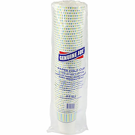 Genuine Joe 12 oz Cold Cups - 50 / Pack - Paper - Cold Drink, Beverage Genuine Joe 12 oz Cold Cups - 50 / Pack - Paper - Cold Drink, Beverage