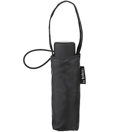 Totes Purse Umbrella, Small, Black