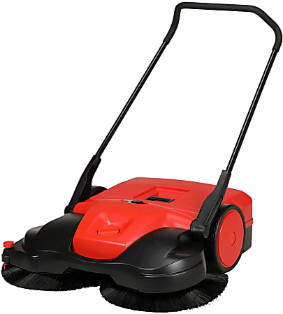Bissell BG-697 38" Triple Brush Battery-Powered Sweeper, Red