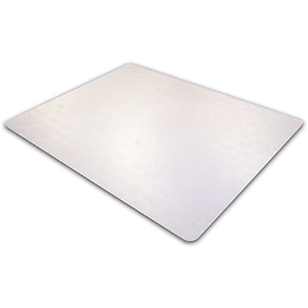 Cleartex Advantagemat Rectangular Chair Mat, PVC, 36" x 48", Clear