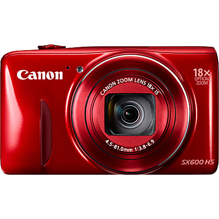 【美品】 キャノン Canon PowerShot SX600HS レッド Canon PowerShot SX600 HS 16.0MP Digital Camera - Red for sale