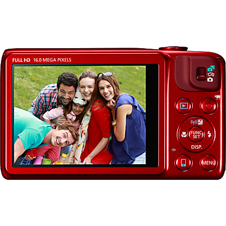 Canon PowerShot SX600 HS 16.0 Megapixel Digital Camera Red