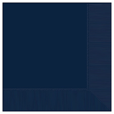 Amscan 2-ply Lunch Napkins, 6-1/2" x 6-1/2", True Navy, Pack Of 250 Napkins