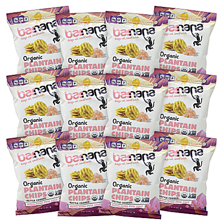 Barnana Himalayan Pink Sea Salt Plantain Chips, 2