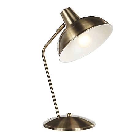 LumiSource Darby Table Lamp, 15-1/2"H, Gold