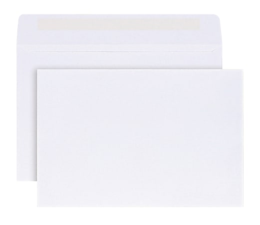 Luxpaper 6 X 9 Booklet Envelopes | White, Inkjet | 80Lb. Text | 50 Qty