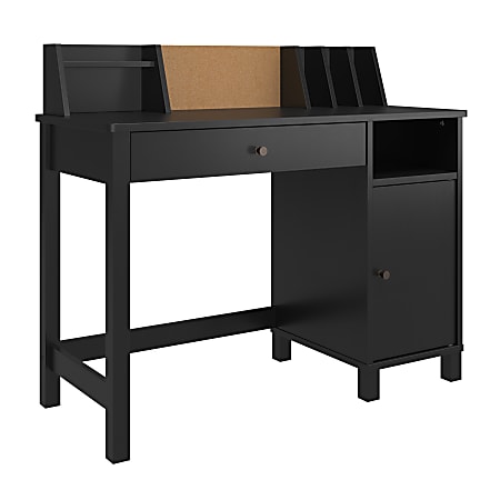 Ameriwood Home Abigail 36 W Kids Computer Desk With Chair Black