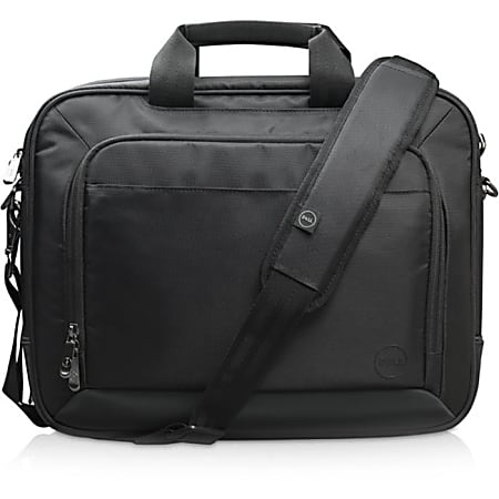 Dell Professional Carrying Case (Messenger) for 15.6" Notebook, Tablet, Accessories, Document, Smartphone, Key, Pen, Charger - Black