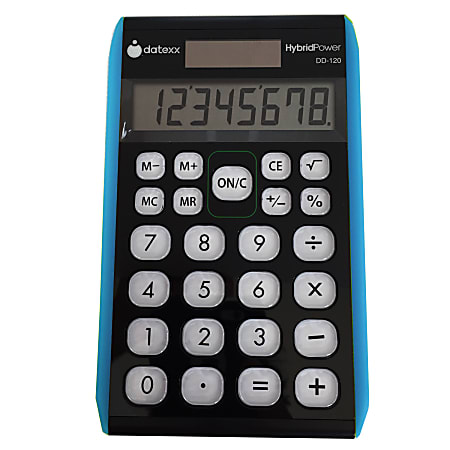 Datexx Hybrid Desktop Calculators, Pack Of 3, DD-120X3