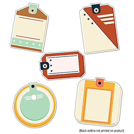 Carson Dellosa Education Cut Outs Lets Explore Travel Tags 36 Cut Outs ...