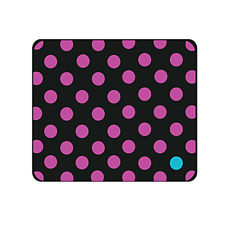 OTM Essentials Mouse Pad, Dotty Gone, 10" x 9.13", Black, PV1BM-DOT-02