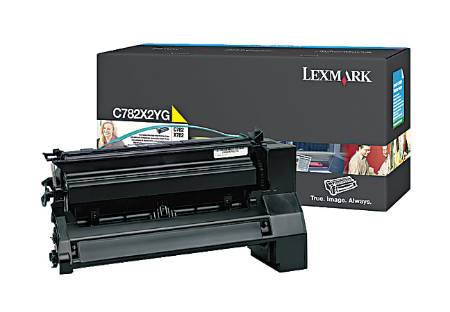 Lexmark - Extra High Yield - yellow - original - toner cartridge LCCP - for Lexmark C782dn, C782dtn, C782n, X782e, X782e MFP, X782e Page Plus Solution
