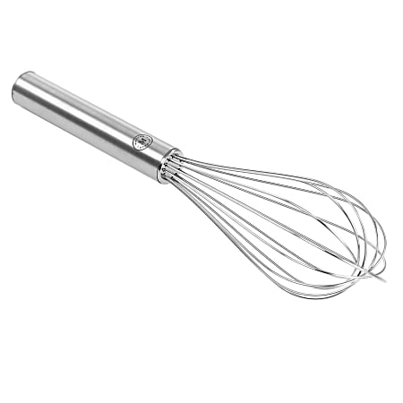 Martha Stewart Stainless Steel Balloon Whisk, 9”, Silver