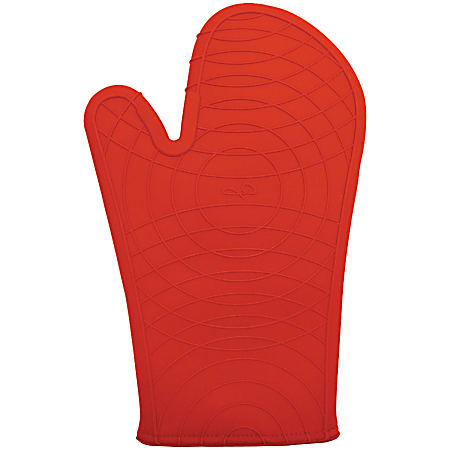 Starfrit® Gourmet Silicone Oven Mitt, 12”, Red