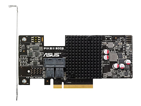 ASUS PIKE II 3008-8i - Storage controller (RAID) - 8 Channel - SATA 6Gb/s / SAS 12Gb/s - RAID RAID 0, 1, 10, 1E - ASUS PIKE
