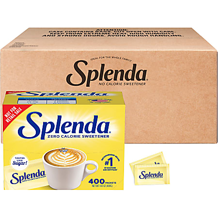 Natural Sugar Substitute, 1 g Packet, 400 Packets/Carton, Ships in 1-3 Business Days