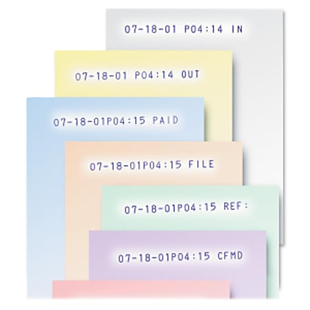 Electronic Date And Time Stamp - Worldwide Stamps Directory