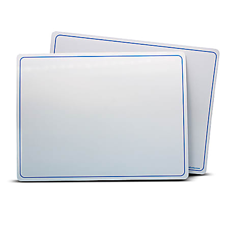 Flipside Products Dry Erase Learning Mats 9 x 12 2 Sided Plain Pack Of ...