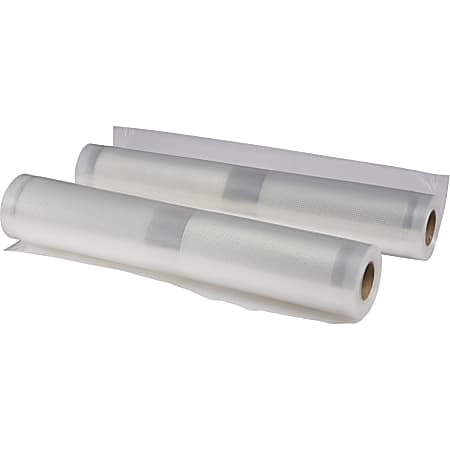 Nesco Vacuum Sealer Rolls, 5-7/16" x 11-7/16", Clear, Pack Of 2 Rolls