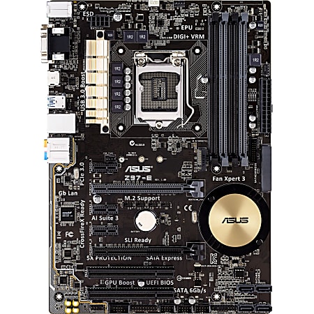 Asus Z97-E Desktop Motherboard - Intel Chipset - Socket H3 LGA-1150
