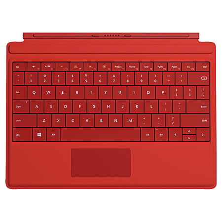 Microsoft Surface 3 Type Cover Bright Red A72 00004 - Office Depot