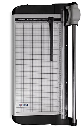 United Commercial Rotary Paper Trimmer, 18&rdquo;, Silver