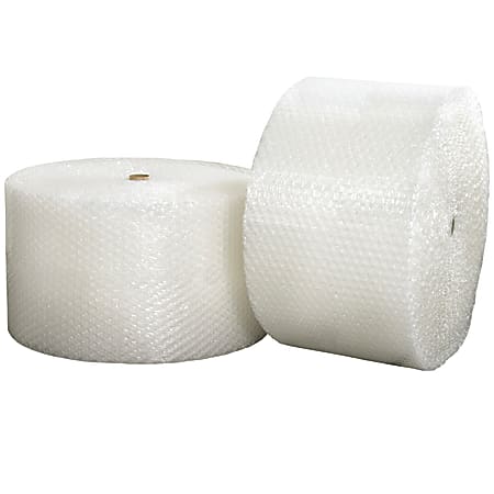 Office Depot® Brand Bubble Roll, 1/2" x 48" x 250', Slit At 24", Perf At 12"