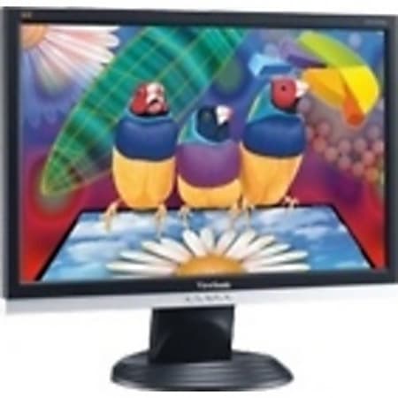ViewSonic® VA2226w 22" Widescreen LCD Monitor, Black/Silver